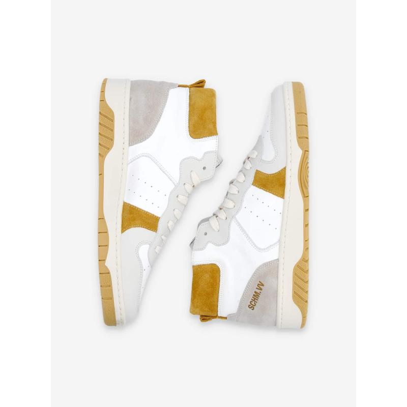 WINSTON MID - SINTRA/SUEDE - WHITE/MOUTARDE